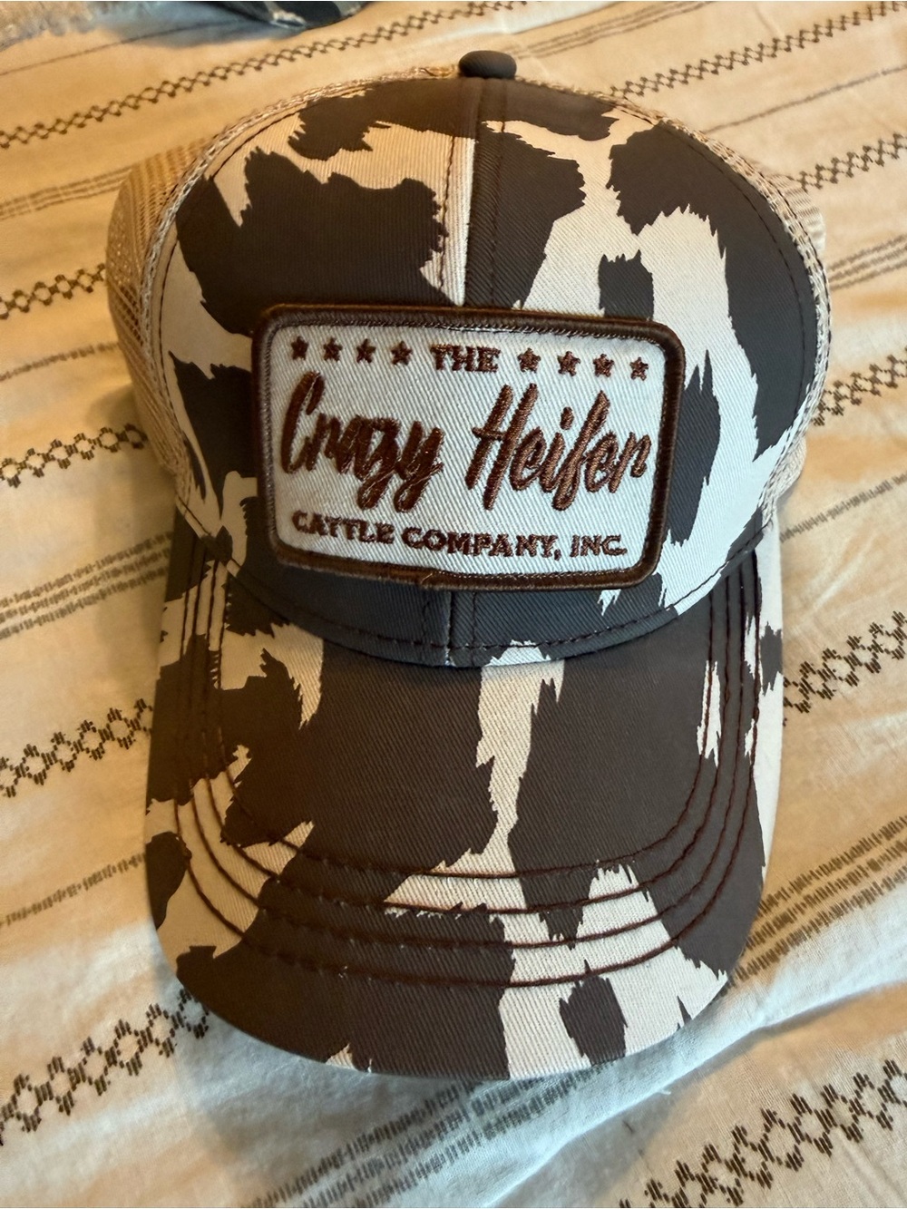 Cow print Trucker Cap